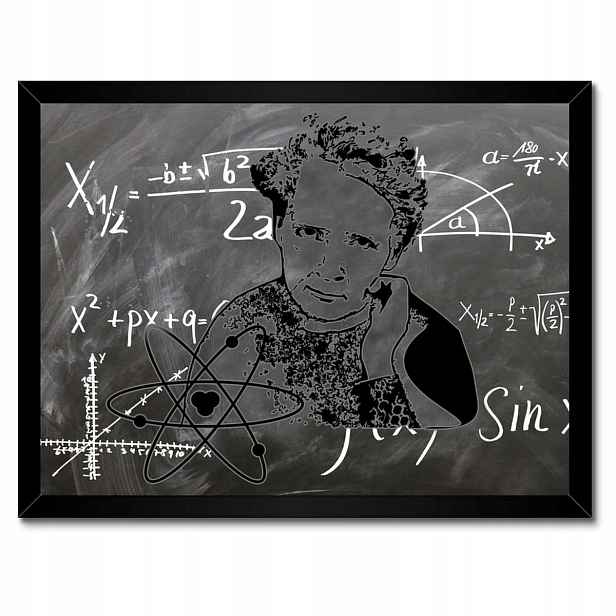 Plakáty v rámu 40x30 Maria Skłodowska Curie