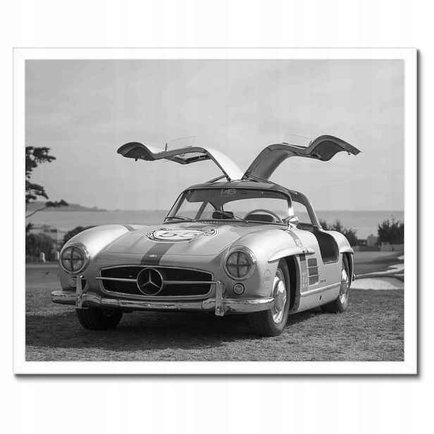 Plakáty v rámu 50x40 Mercedes Gullwing