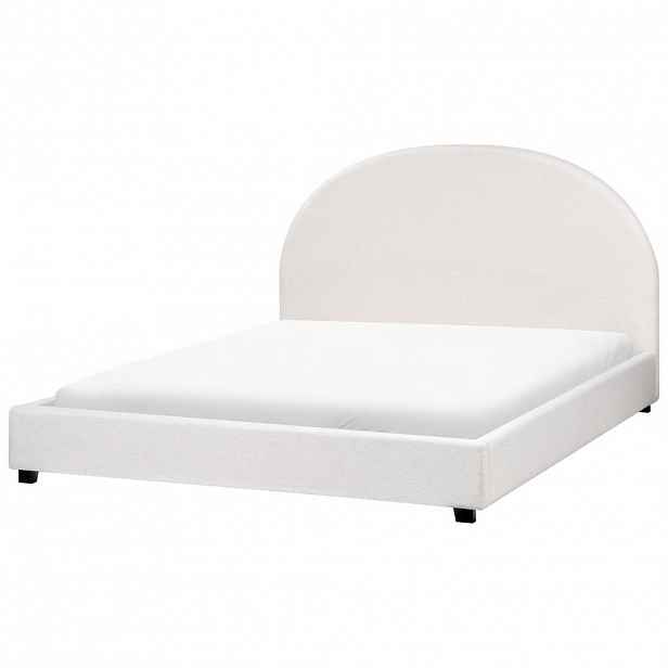 Beliani VODNÍ POSTEL 160/200 cm Krémově bílá Vaucluse