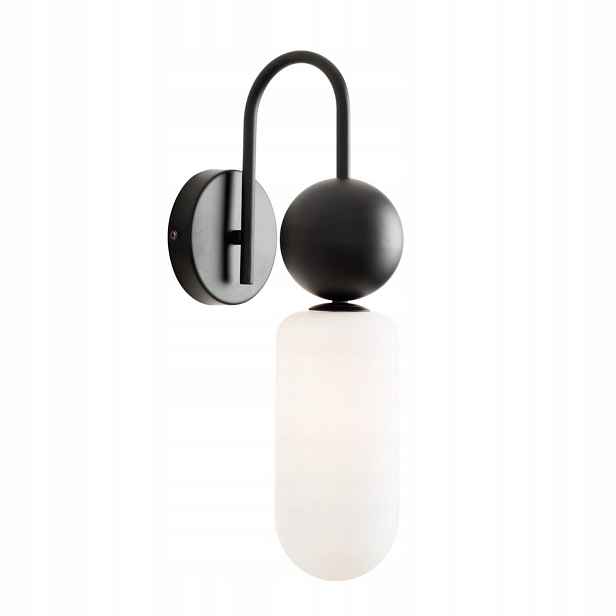 Nástěnné svítidlo Maxlight Roma černé 1xG9 12W oválné stínidlo