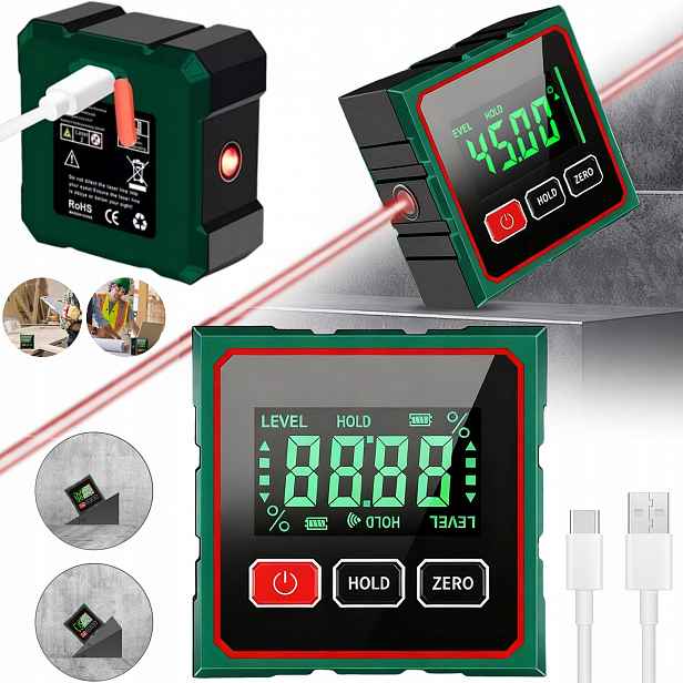 Digitální Elektronický Úhloměr S Magnetickou Základnou A LCD
