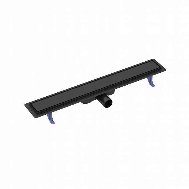 Lineární odtok Cersanit Tako 70 cm Oboustranný Černý mat s roštem S907-018