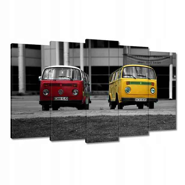 Obrazy 100x60 Červená a žlutá Vw