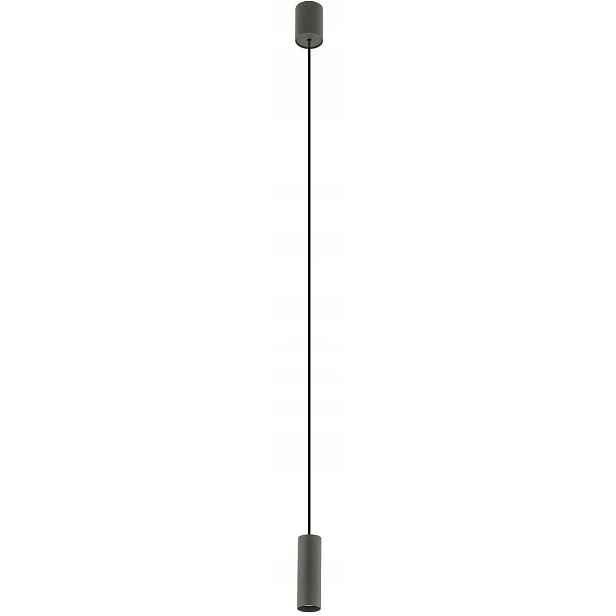 Závěsná lampa Fourty S Tmavě šedá 1xGU10 R35 Nástěnná lampa do pokoje domu
