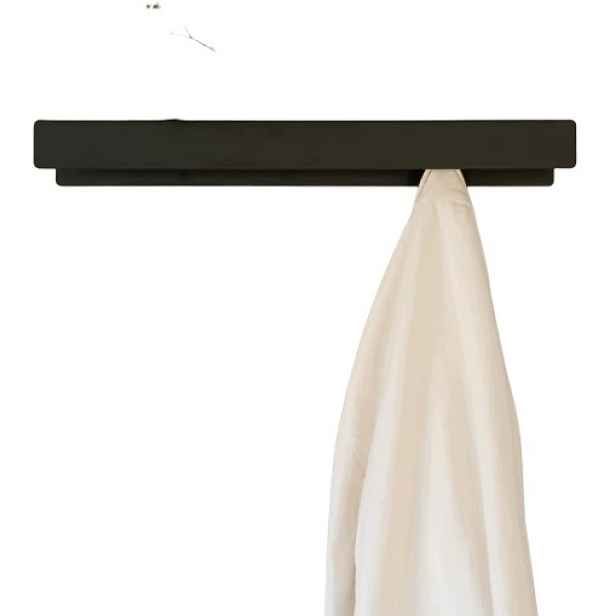 Kazai Nástěnný věšák s minimalistickými kovovými háčky Černý 59 CM