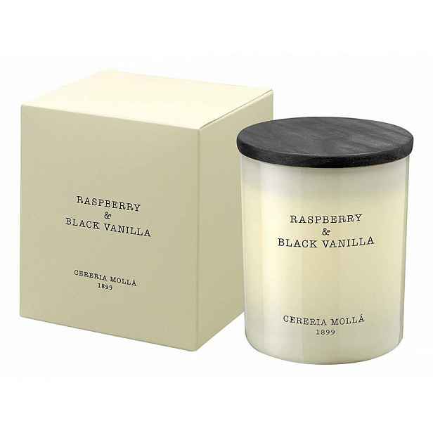 Vonná svíčka Cereria Mollá Raspberry & Black Vanilla, 230 g