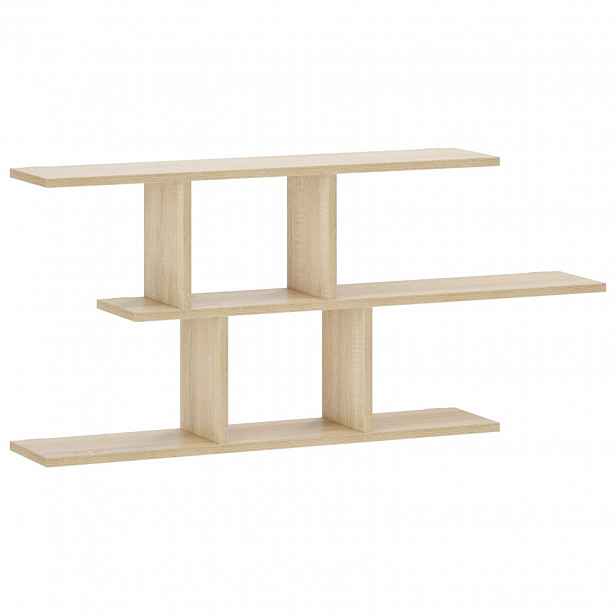 vidaXL Nástěnná polička Dub sonoma 100 x 17 x 45.5 cm Kompozitní dřevo