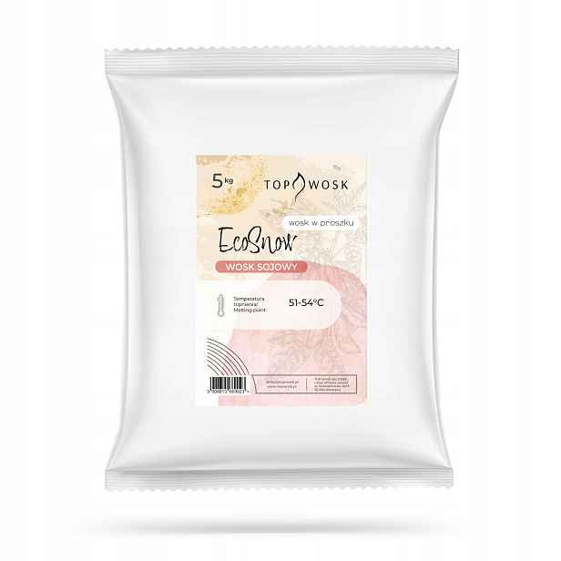 Vosk v prášku Eco Snow 5 kg, sypané svíčky