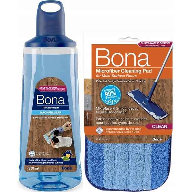 Bona vložka do mopu, lakované dřevěné podlahy 0,85 l podložka Bona