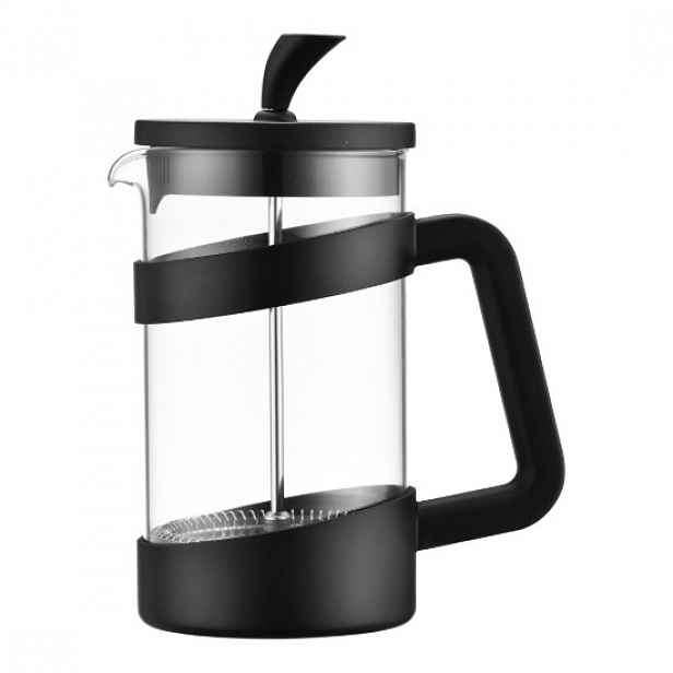 Kávovar "Café Ole Style", 1 l, sklo, černá - Grunwerg