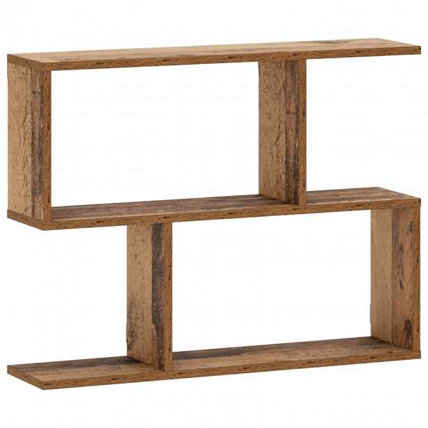 vidaXL Nástěnná polička Dubové dřevo 72 x 17 x 55.5 cm