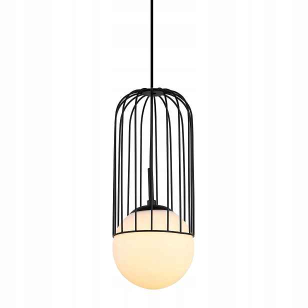 Matty Závěsná lampa Černá Moderní Kulové Stínidlo E27 40W IP20