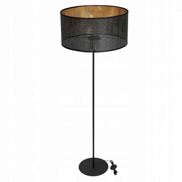 Velká Podlahová Stojací Lampa S Ažurovým Stínidlem