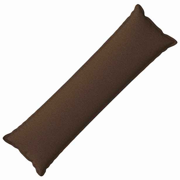 vidaXL Polštář s polštářem HOUTEN Hnědá 40 x 145 cm Falešný len