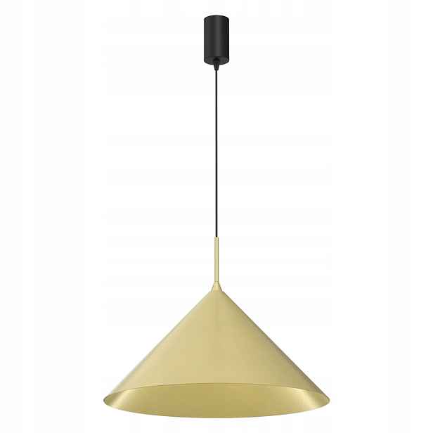 Závěsná stropní lampa Capital Zlatá 46 cm 1xGX53 Kovové stínítko Kužel