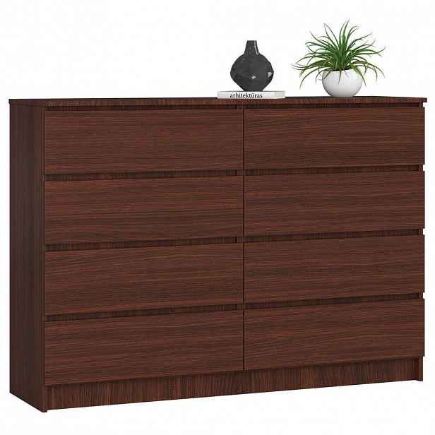 RAUMHIRSCH FURNITURE KOMODA Tmavě hnědá 99/138/40