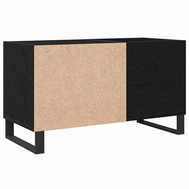 vidaXL Skříň na gramofonové desky Černý dub 85 x 38 x 48 cm