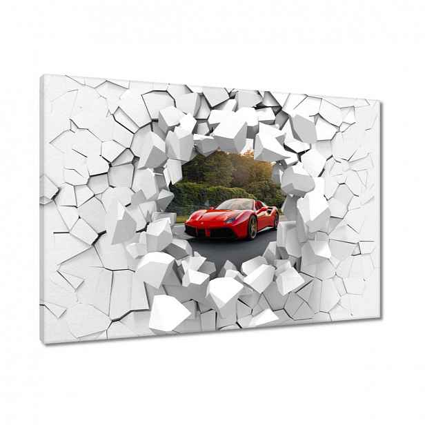 Obrazy 90x60 Červené Ferrari Cesta