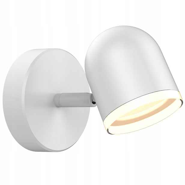 Nástěnné Led svítidlo reflektor bílé, moderní, do ložnice, teplé Polux