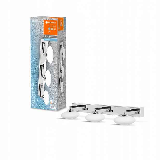 stropní svítidlo Led koupelnové svítidlo 18W 1200lm Cct Stříbrná Smart+ WiFi
