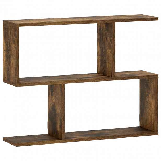 vidaXL Nástěnná polička Kouřový dub 72 x 17 x 55.5 cm Kompozitní dřevo