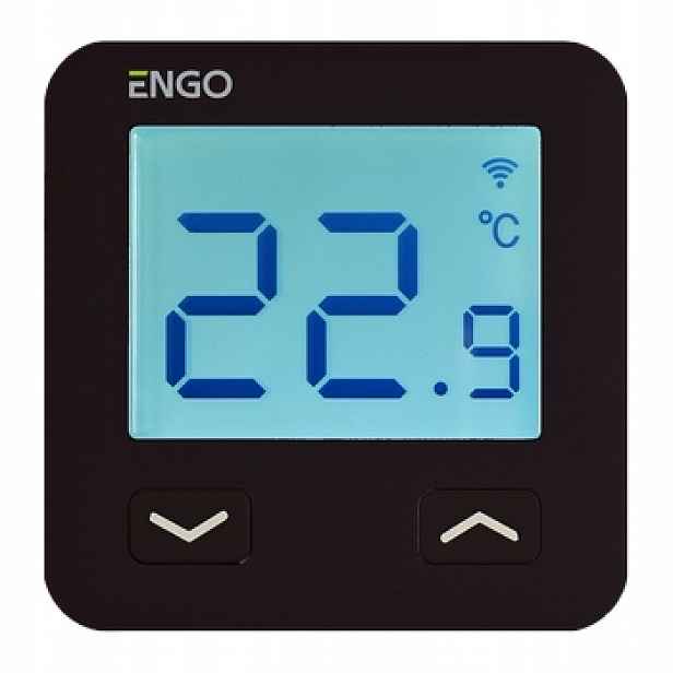 Engo Internetový Regulátor Teploty, Wi-fi, 230V, Černý