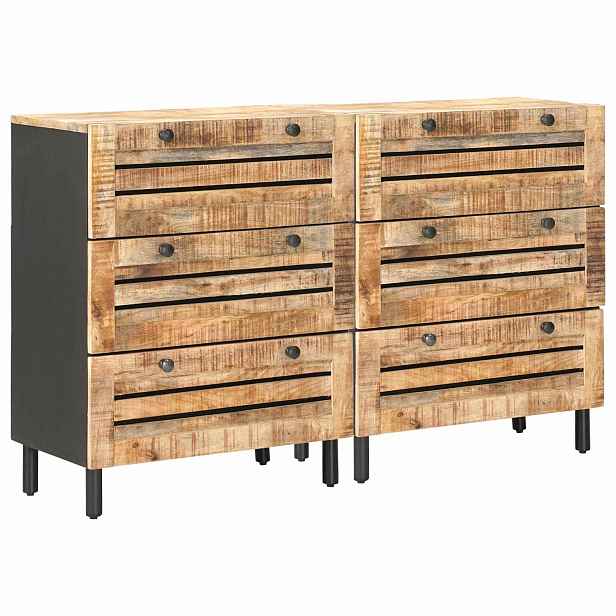 vidaXL Úložné skříně 2 ks 120 x 33 x 75 cm Masivní mangové dřevo
