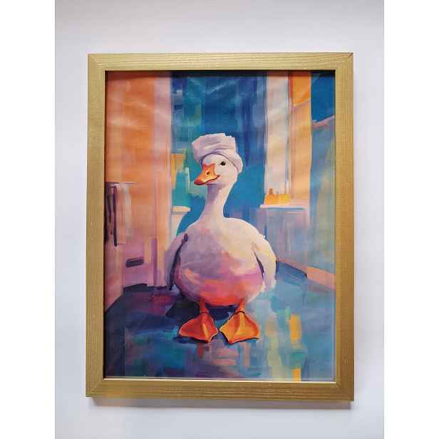Rámeček borovice zlatý 70x100 na fotografii klasický Dřevo boho