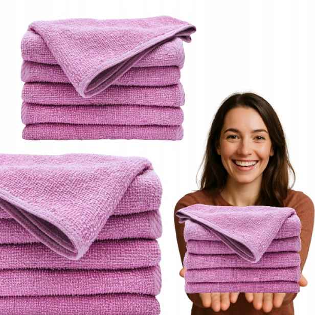 Ručník Koupelový plážový Malý 50x100 Bavlna 100% Hotelový fialový