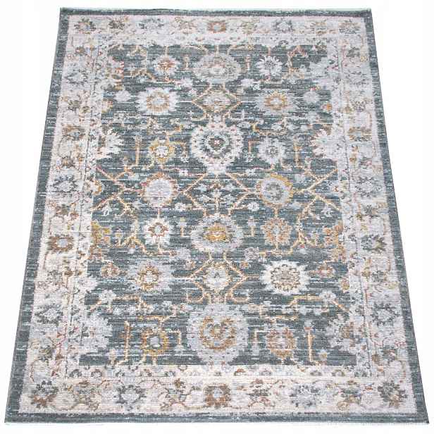 Koberec Klasický 80X150 CM Do Obývacího Pokoje Floral Barevný S Třásněmi