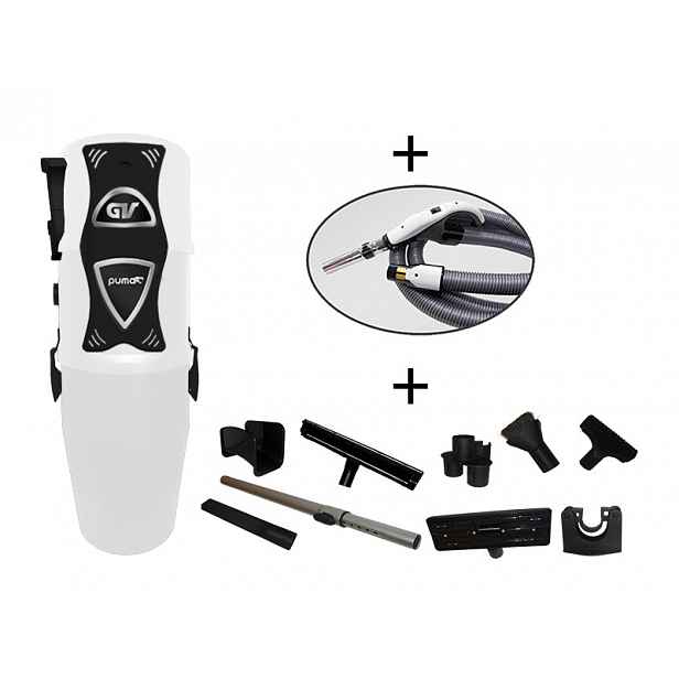 Centrální Vysavač Gv Puma Master 1.9 sada na úklid Lux 9m+BONUS