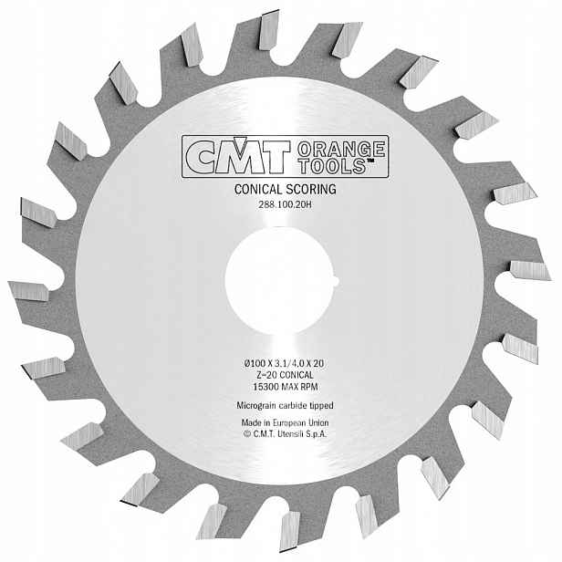 Cmt Trapézový podřezávač 100x22x20Z 3.1 4.0 mm