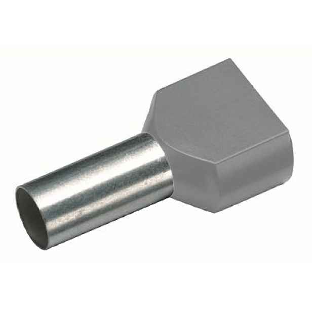 Dutinka lisovací izolovaná dvojitá Cimco 2× 4 mm2 12 mm 100 ks/bal.