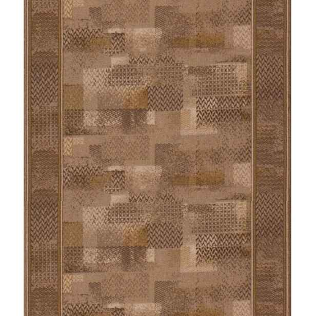 Protiskluzový běhoun na míru Tribe 44 hnědý, šíře 100 cm, hnědá, chodba / předsíň, Associated Weavers