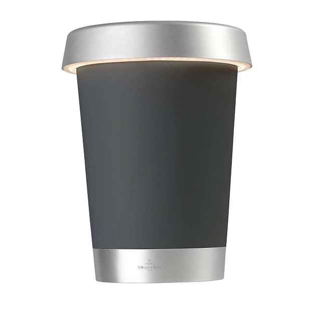 Villeroy & Boch Chladicí nádoba na víno s LED osvětlením, do exteriéru / interiéru, Bordeaux, anthracite 96936