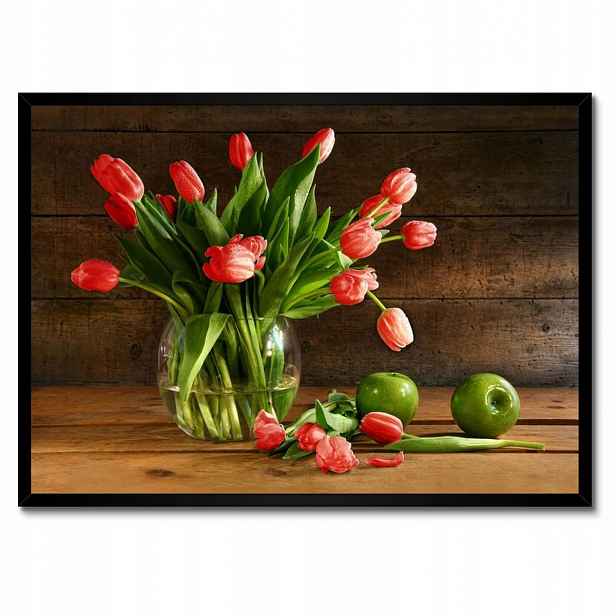 Plakáty v rámu 70x50 Červené tulipány