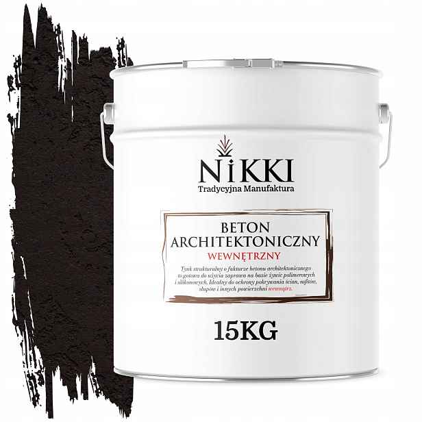 Dekorativní architektonický beton vnitřní 10 m2 15 kg Černá RAL9005