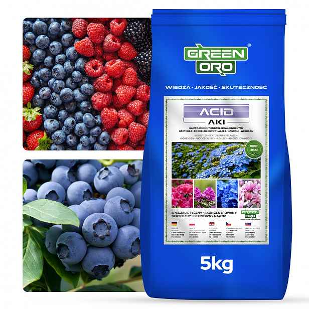 Podzimní hnojivo pro americké borůvky Acid Aki Dlouho působící 180 dní