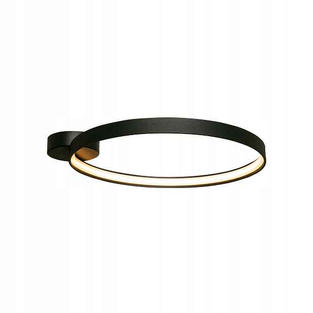 stropní svítidlo Led černá, moderní, kulatá, 55 cm do obývacího pokoje 3000K Zuma Line