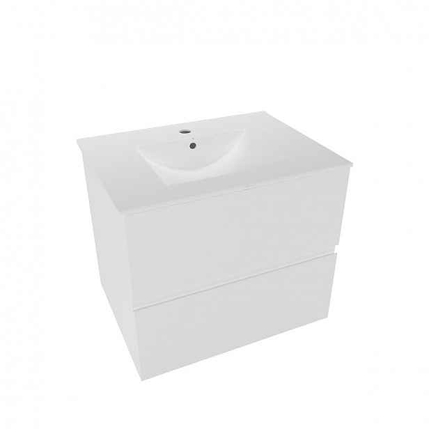 Koupelnová skříňka s umyvadlem Naturel Verona 60x50x45,5 cm bílá mat VERONA60BMU3