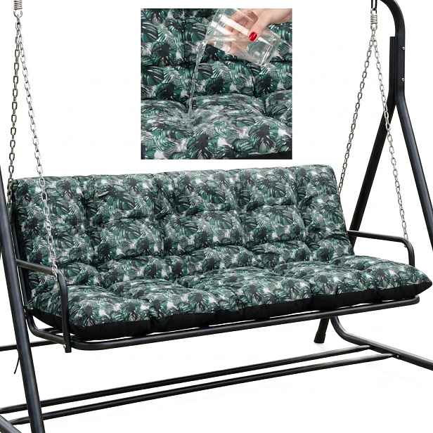 Polštář na zahradní houpačku Voděodolný 180x60x50 Exotic