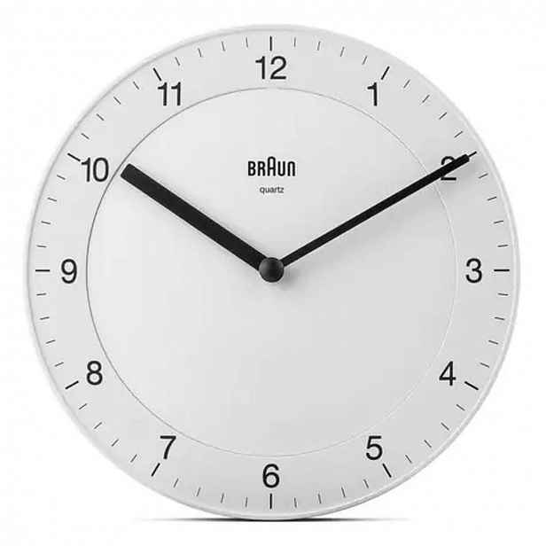 Braun - Nástěnné hodiny BC06, bílá 4007218670779