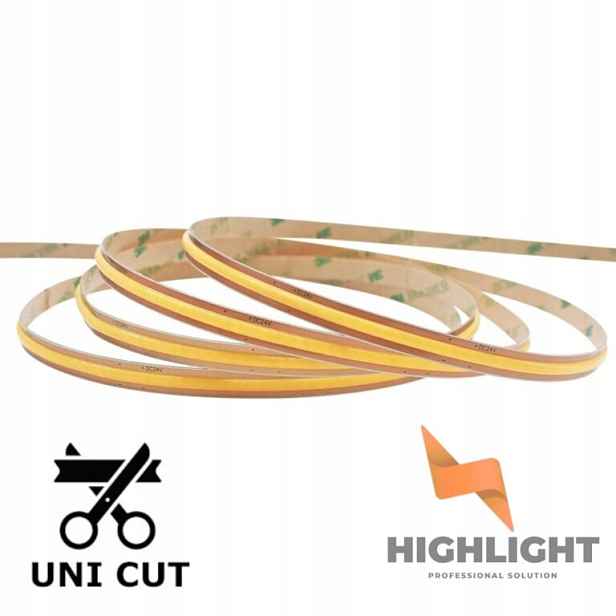 Led pásek Cob 24V Multiwhite Free Uni-CUT Cct 2PIN 16W 2700-6500K 576LED 5 m