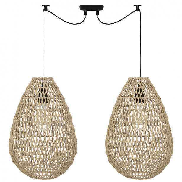 Sada 2 závěsných papírových lamp