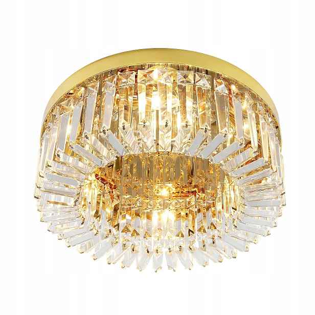 Stropní Svítidlo Moderní zlatý Kulatý 6 bodů stmívatelný E14 Toolight