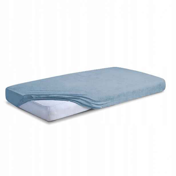 Froté prostěradlo s gumičkou 220 x 200, tmavě modré Premium