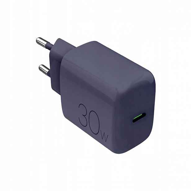 Síťová nabíječka Puro Pro Lite 30W Usb-c Pd šedá