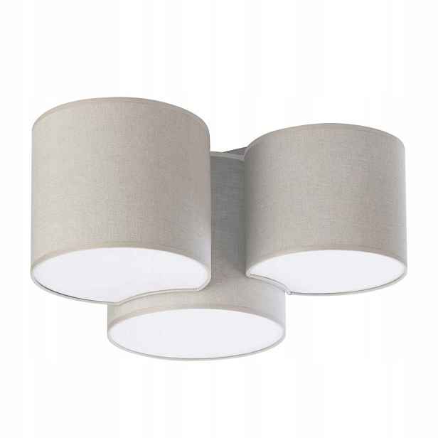 Stropní Svítidlo Stropní Svítidlo Lustr Mona 3 Zdroje E27 Šedá nad stůl Tk Lighting