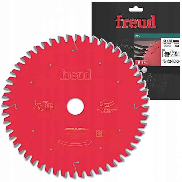 Řezací Kotouč Pro Kotoučovou Pilu Na Desky Hpl 168X1,8X20MM Freud FR08H001H