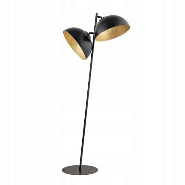 Stojací lampa do pracovny Sfera Černá Moderní 2xE27 15W Sigma Lighting